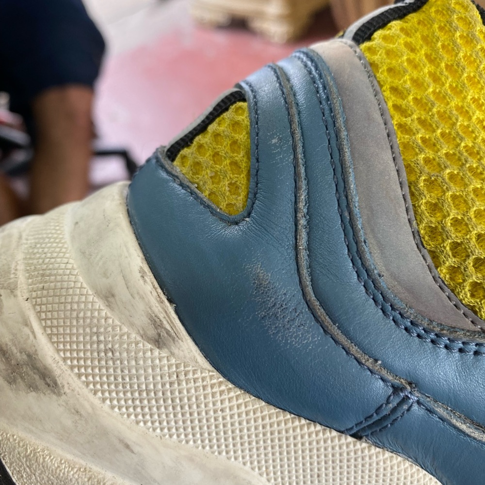 Dior B22 Trainer Blue Yellow Size 8M - Picture 9 of 12
